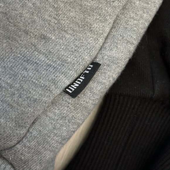 Undefeated UNDFTD Out Runner Men's Black/Gray Two-Tone Hoodie - Size Medium - Picture 6 of 10